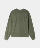 SCRIPT TYPE HENLEY NECK LONG SLEEVE