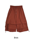 Ennyu Nylon Cargo Bermuda Pants