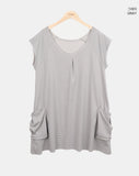 Denic Stripe Short Sleeve One Piece