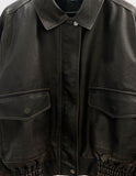 Tene washing leather jumper