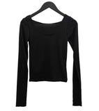Layered set see-through tee
