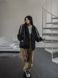 [U-BASIC] Soft Ribbed Round Crop Long Sleeve