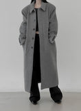 Odek Hidden Maxi Wool Long Coat