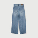 Sky Washed Wide Denim