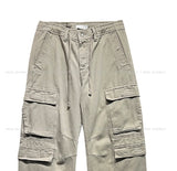 Deep multi 4 pocket wide cargo pants