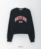 Quivn Lettering Cropped Sweatshirt