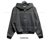 Ekin semi-crop walk hooded jacket