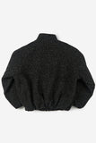 Terry wool crop jumper