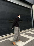 Two-way High-neck Zip-up Knit