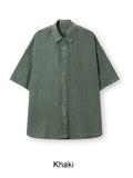 Kio Pigment Oversized Short-Sleeved Shirt