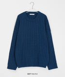 [unisex] Centory Cable Over Round Knit