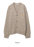 Hami Cable Embroidery Cardigan