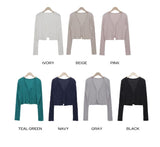 Yadin Ribbed Open Cardigan