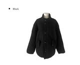 Levain Boucle High Neck Quilting Half Coat