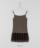 Setina Dot Tiered Layered Sleeveless