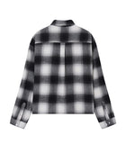 Flute Crop Check Shirt