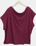 Lecan Off-Shoulder Short Sleeve T-shirt