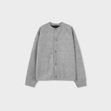 Corduroy round cardigan