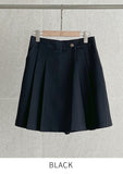 Wayling Pleated Banding Skirt Pants