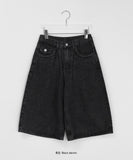 Pallid Pocket Denim Bermuda Pants