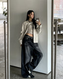 Bolide Washing Baggy Denim Pants