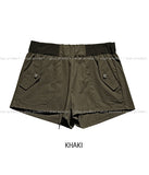 Fold cargo pocket low shorts