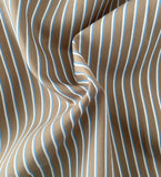 Etoile Color Matching Stripe Shirt One Piece (Belt Set)