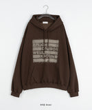 [unisex] Pikuyo printing brushed over hoodie