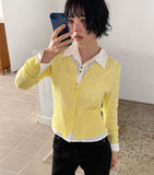 SHEER WAVE CARDIGAN