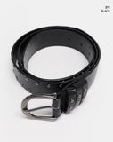 Fame Bohemian Studded Leather Belt