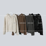 Hood Grunge Knit