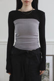 Ribbed tube top