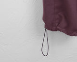 Shuggy Side Incision Pile Crop Two-Way Banding Long Wide Jogger Pants