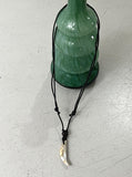 Kayu Vintage Gemstone Leather Necklace
