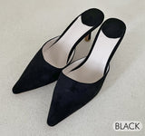Eber suede mule shoes (7.5cm)