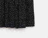 Apol Dot Frill Tiered Long Skirt