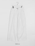 Delnity pintuck wide cotton pants