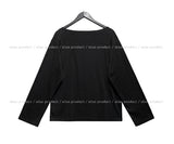 Butterful Print Off-Shoulder Long Sleeve