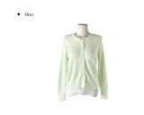 Theco Round Button Knit Cardigan