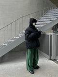 Green Corduroy Corduroy String Pants