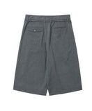 One Tuck Stripe Bermuda Pants