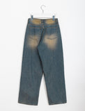 [BAONHAUS] Penforce washing straight denim pants