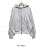 Metty Semi Crop Hooded Zip Up