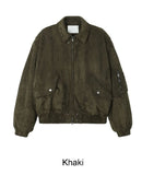 Rica Suede Quilted Flight Jumper