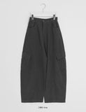 Kain Balloon Wide Cotton Cargo Banding Pants