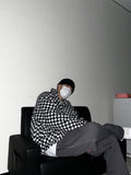 Checker Fleece Quilted Jumper