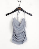 [Sleeveless SET] Sinal Layered Sleeveless Top One-Shoulder T-shirt