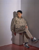 Cargo Nylon Short Jacket
