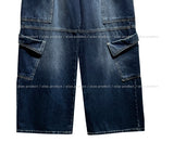 double-out pocket denim pants