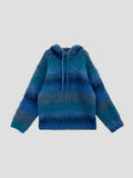 Pallete snow mohair hoodie